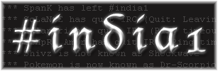 Welcome to #india1 The coolest ZAnet IRC Channel!